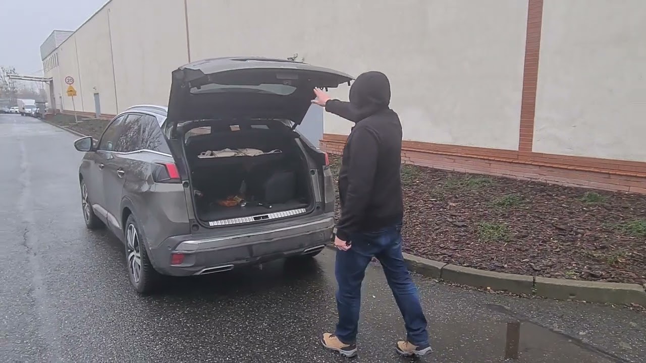 Elektrycznie otwierana klapa bagażnika Peugeot 3008 www.euro-watt.pl