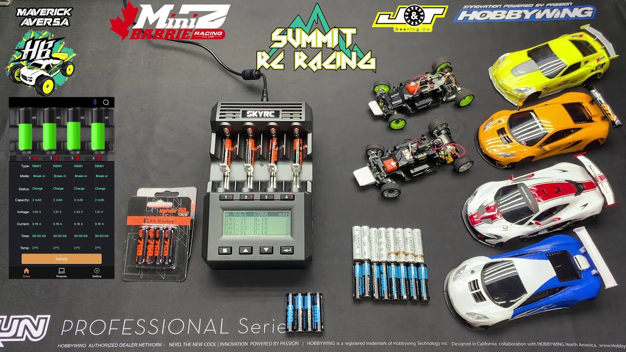 How to Break In and Charge Mini Z NiMh Batteries