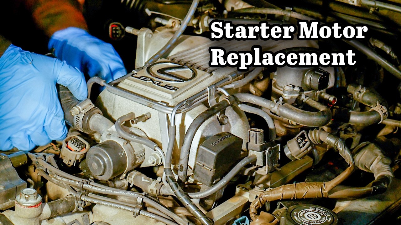 90-94 Lexus LS400 Starter Motor Replacement - Part 1 - Removing the Air Chamber