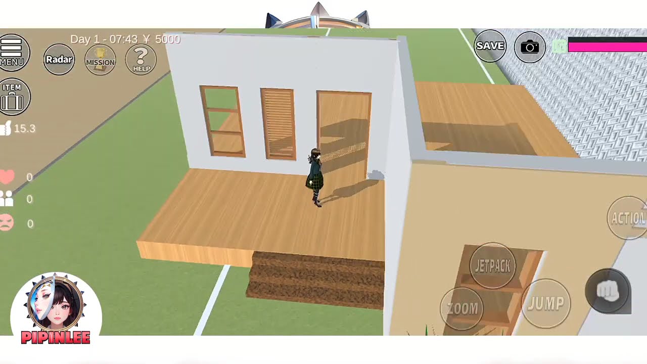 🌺Cara membuat rumah simpel dan minimalis 🌺||SAKURA SCHOOL SIMULATOR