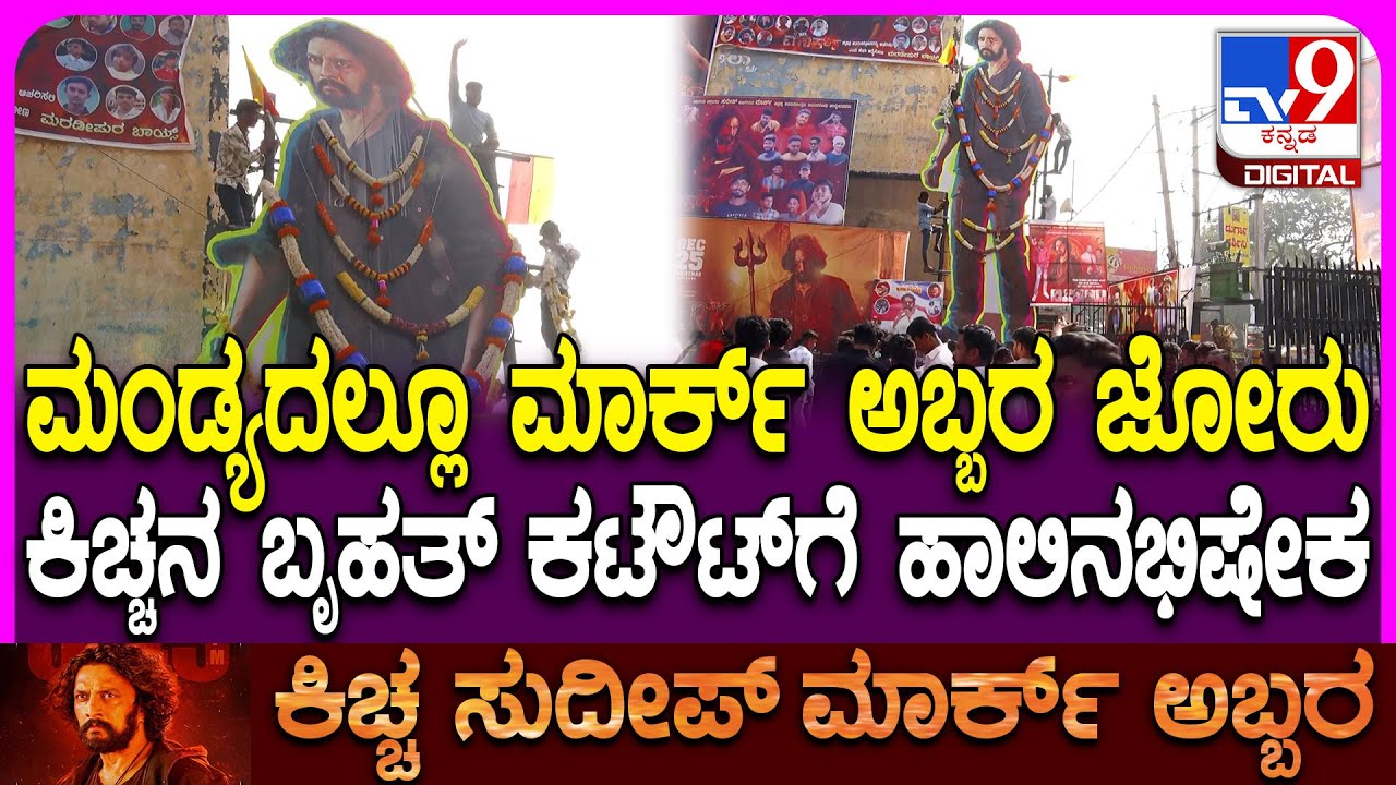 Mandya Mark Celebration: ಸಕ್ಕರೆನಾಡು ಮಂಡ್ಯದಲ್ಲೂ Sudeep Fans ಭರ್ಜರಿ ಸಂಭ್ರಮಾಚರಣೆ | #TV9D