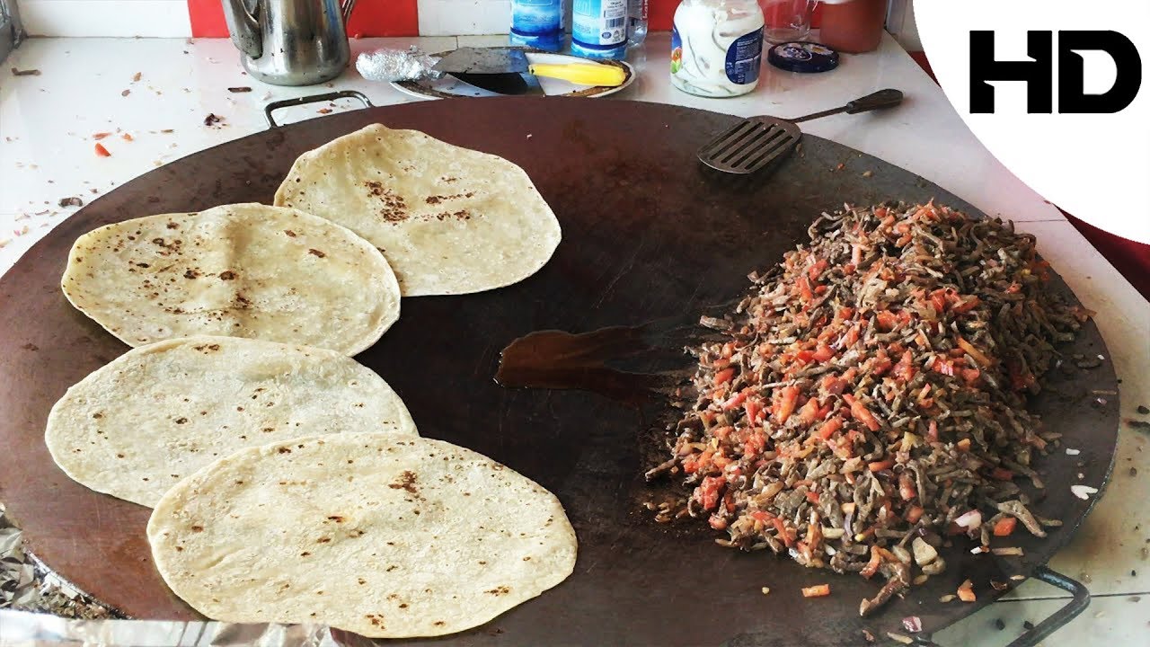 اكلات الشوارع حول العالم - كبدة بالطريقة التركية - Street food by Turkish way