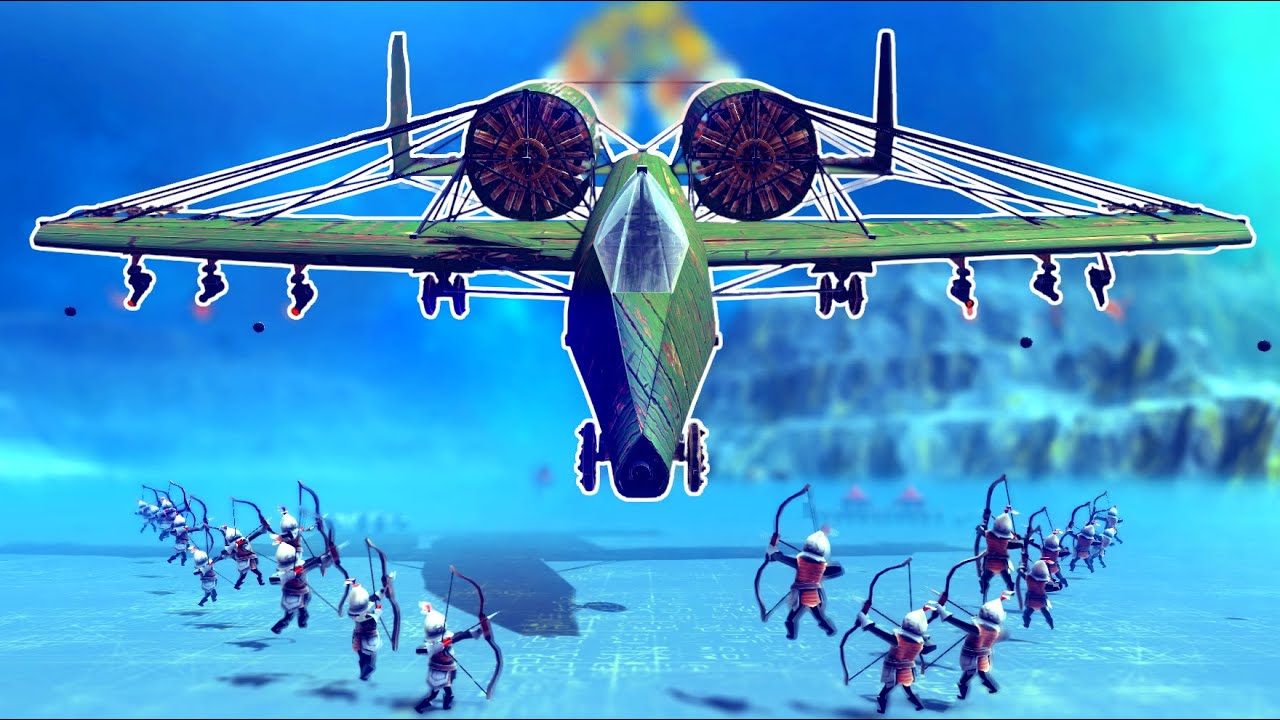 Making an A-10 Warthog in Besiege
