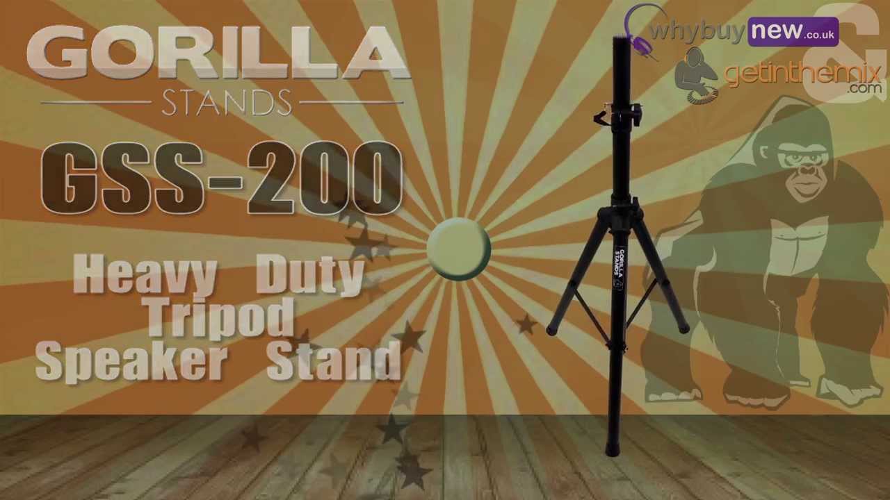 Gorilla GSS-200 Tripod Speaker Stand