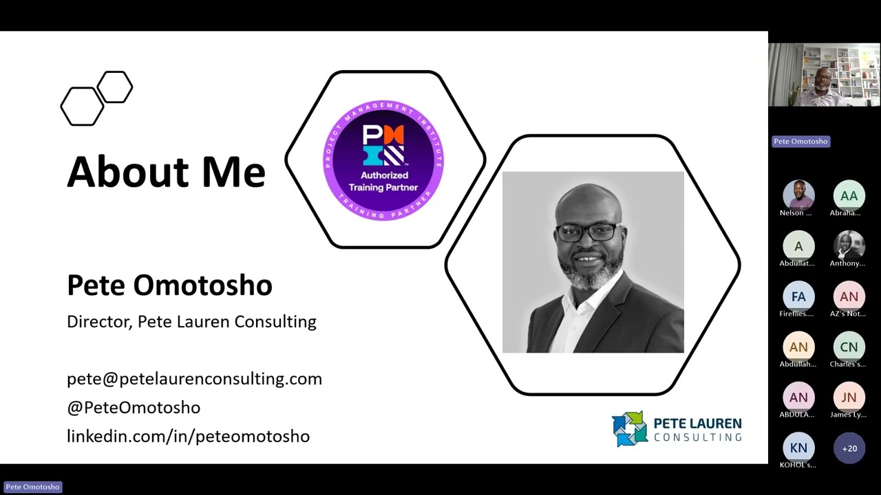 Passing the PMI ACP® Exam – Tips, Tools, and Timeline 20250925 110349UTC Meeting Recording