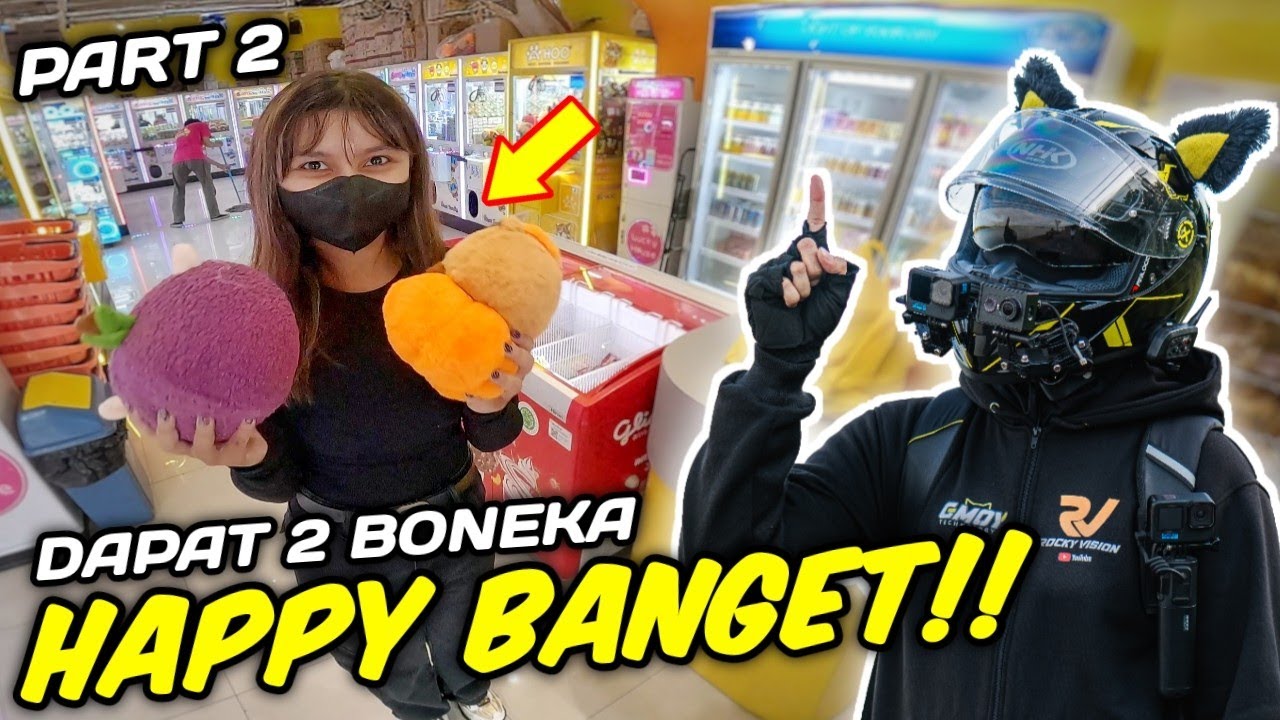 DAPAT BANYAK !! AKU KASI SEMUA HADIAH DI MESIN CAPIT