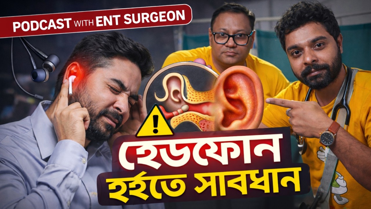 নাক ডাকা, রক্ত পড়া, কান ফাটা, গলা ব্যথার সমাধান | ENT Problems | @DrDebayanENT | Epi- 77 #healthcare