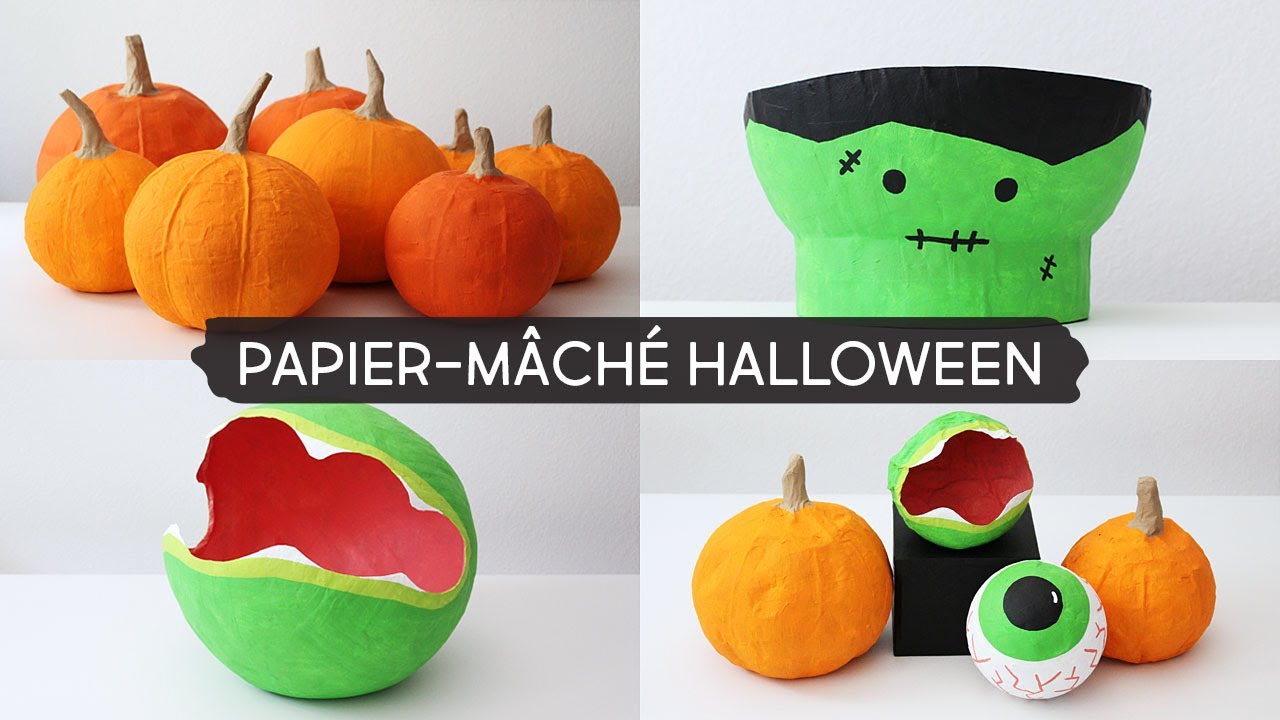 Making Halloween Decor | Papier-Mâché