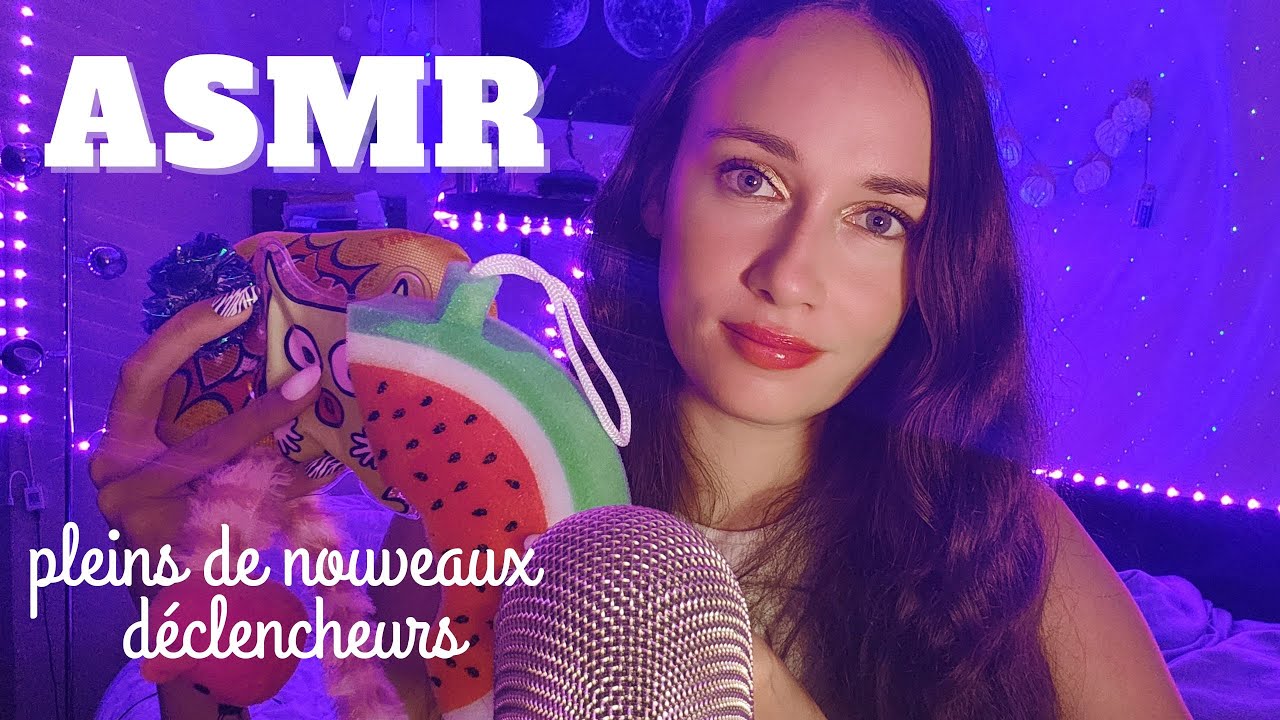 ASMR / pleins de nouveaux déclencheurs qui vont te relaxer 💕