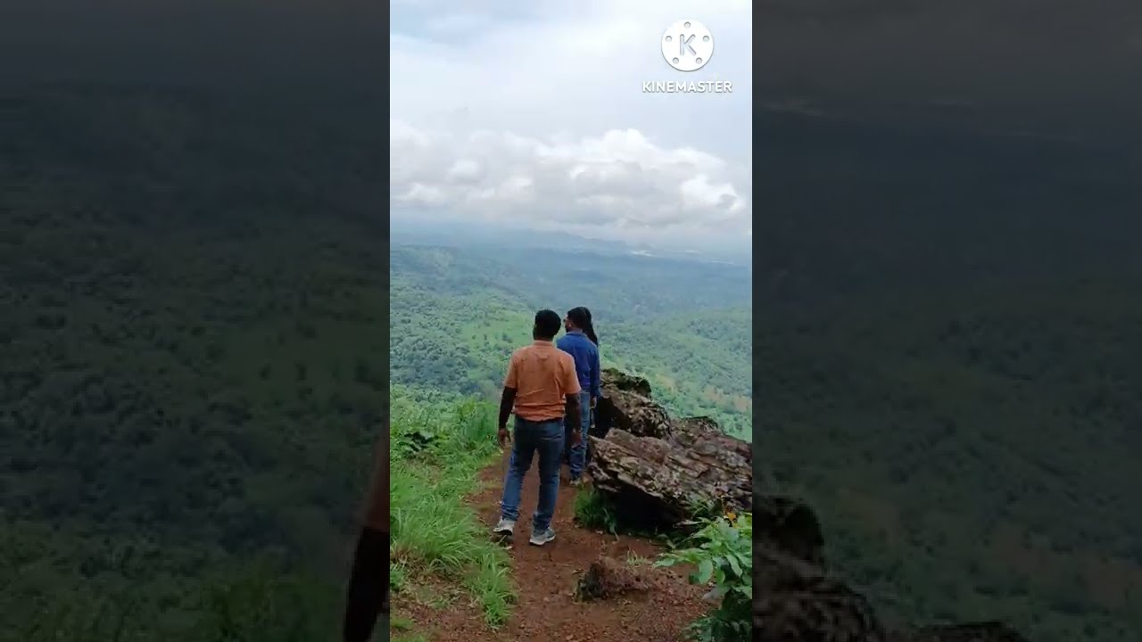Top view of khandadhar waterfall