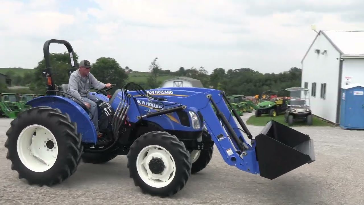 2018 New Holland Workmaster 70 Tractor w/ Loader! For Sale by Mast Tractor Sales