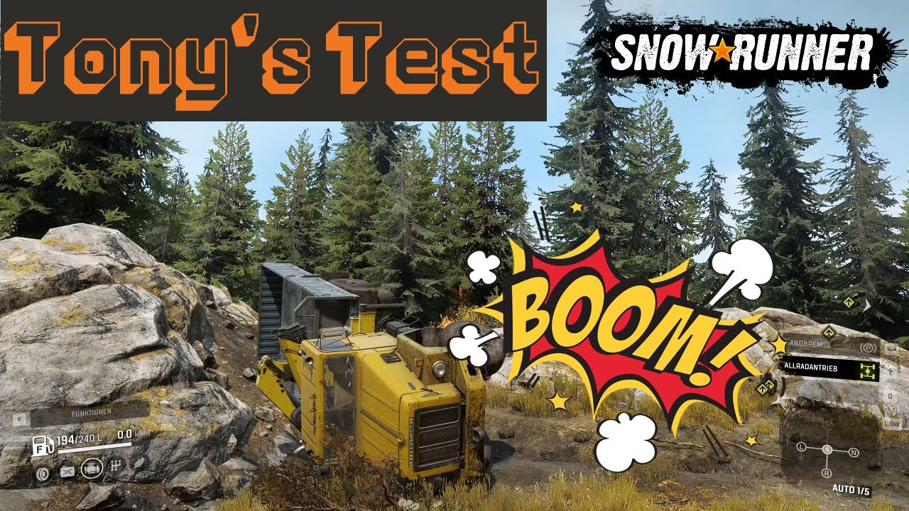 SnowRunner Gameplay【Tony's Test】➠ [2K60] [german]