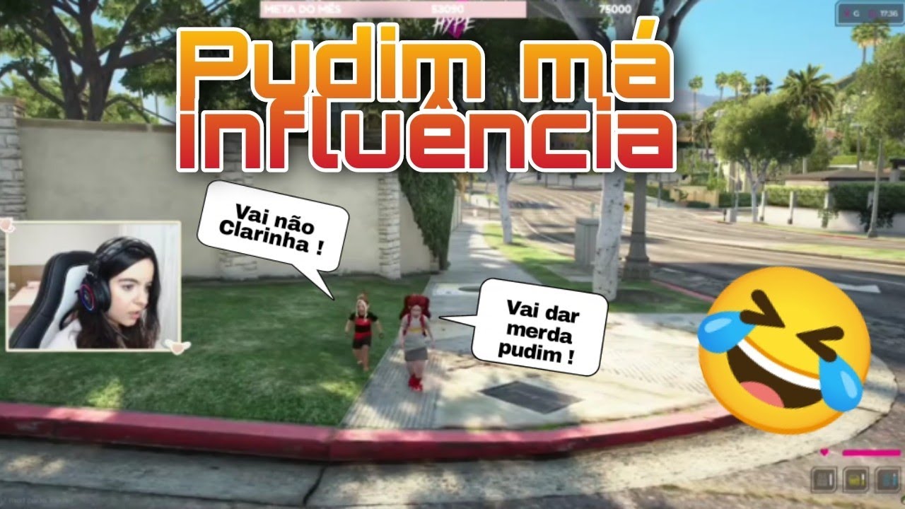 CLARINHA E PUDIM DANDO FUGA DA MARIA KKK
