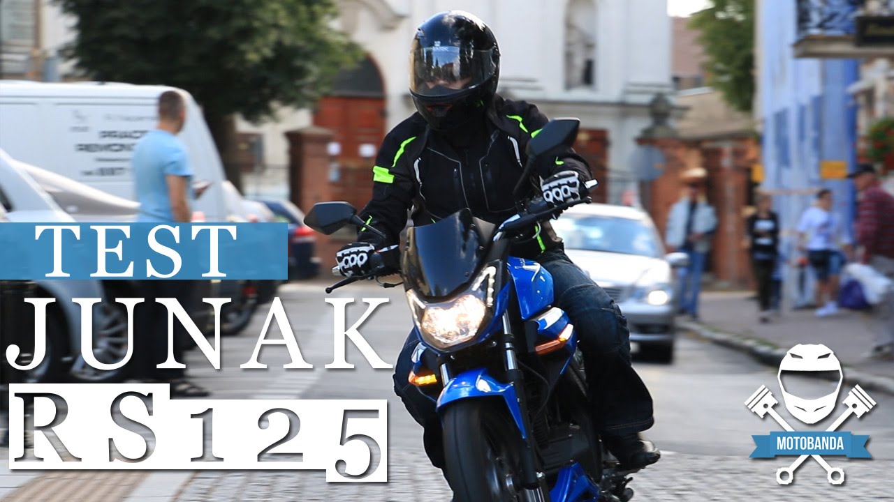 Agresywny design i silnik na japońskim patencie - Junak RS 125 Test