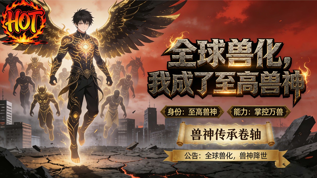✨【强推】《全球兽化，我成了至高兽神》1--60集萧天重生黑暗动乱前夕，觉醒无限吞噬系统。从蚂蟥的吸血治愈到电鳗的十万伏特，他吞噬万物，提取基因#穿越 #末世 #异能 ##动态漫画# 漫野推文