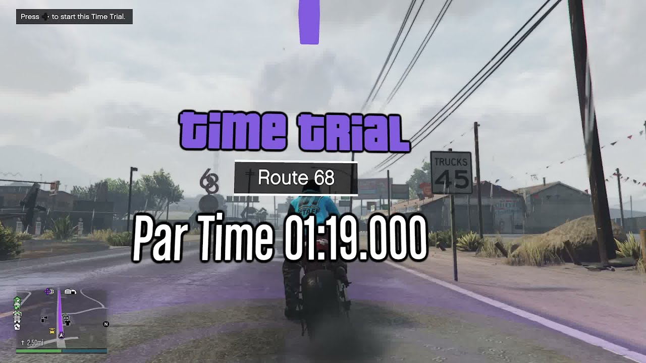 Route 68 Time Trial - $100,000 In 1 Minute EASY - GTA Online