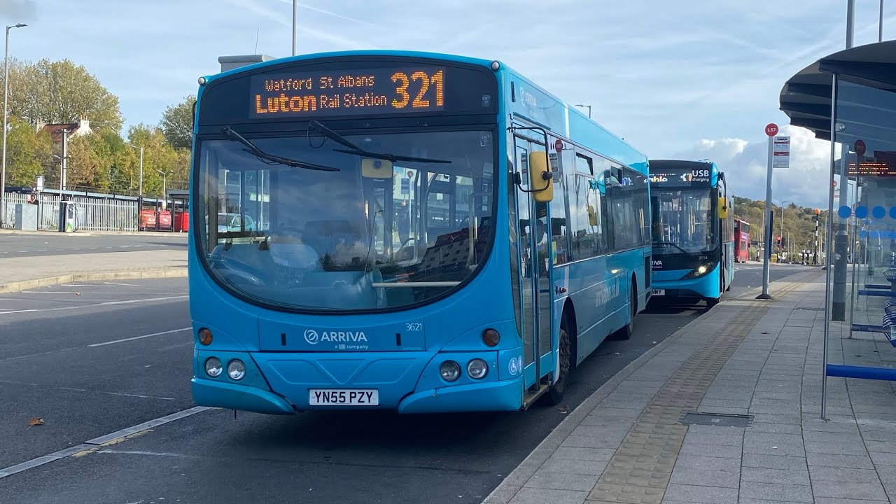 Bus broke down at watford junction | Arriva Bus Route 321@3621/YN55 PZY (Luton - Watford)