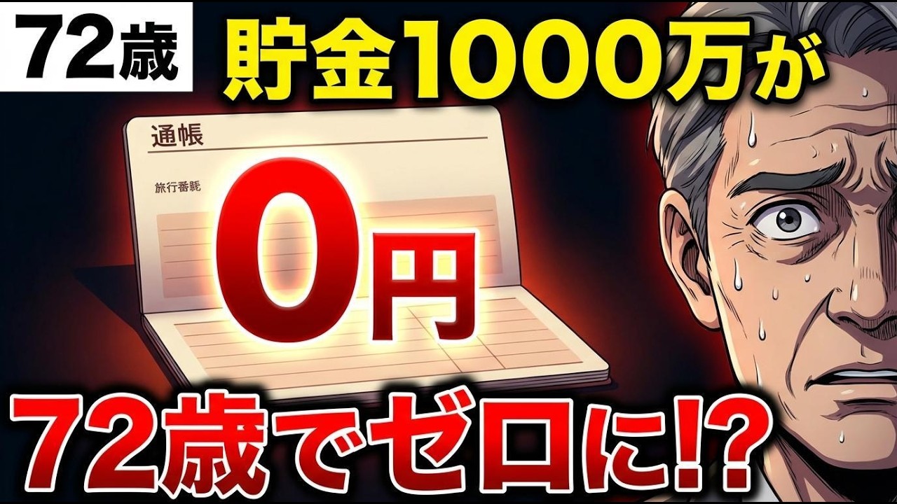【実録】貯金1000万が72歳でゼロに？→月3万で“黒字化”した65歳の逆転劇