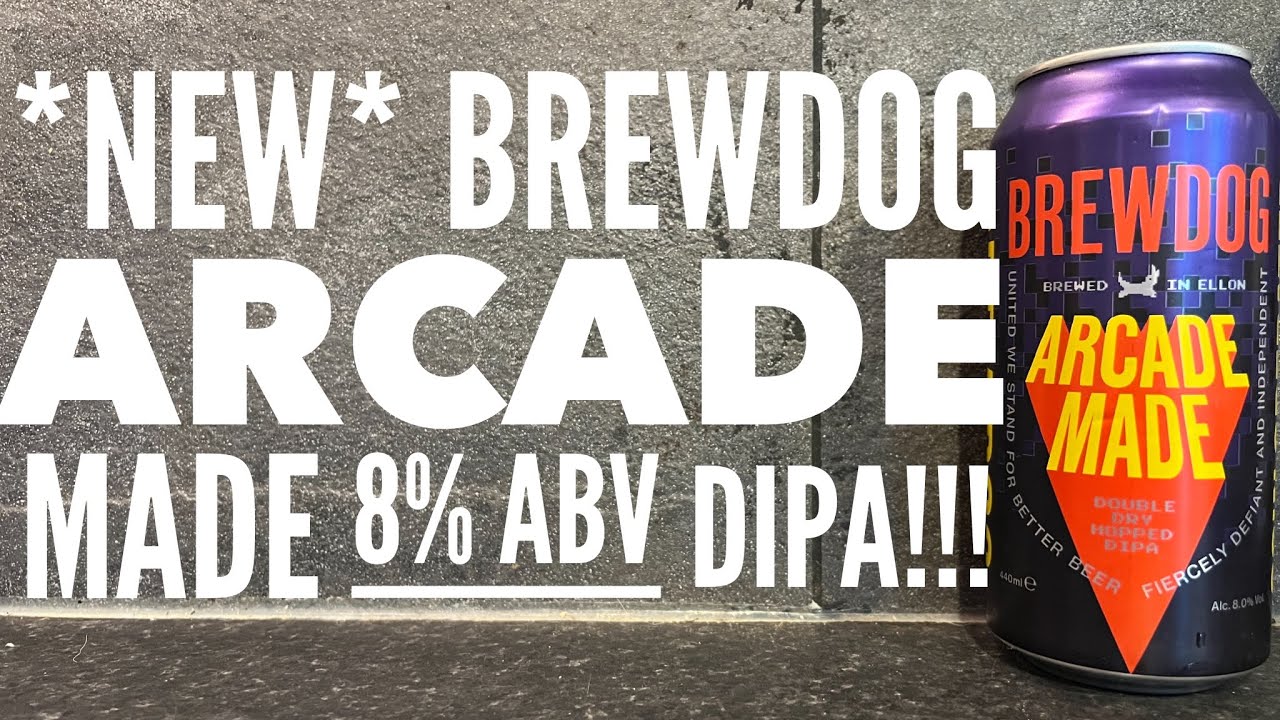 Brewdog Arcade Made DIPA Review | Tesco Craft Beer Review