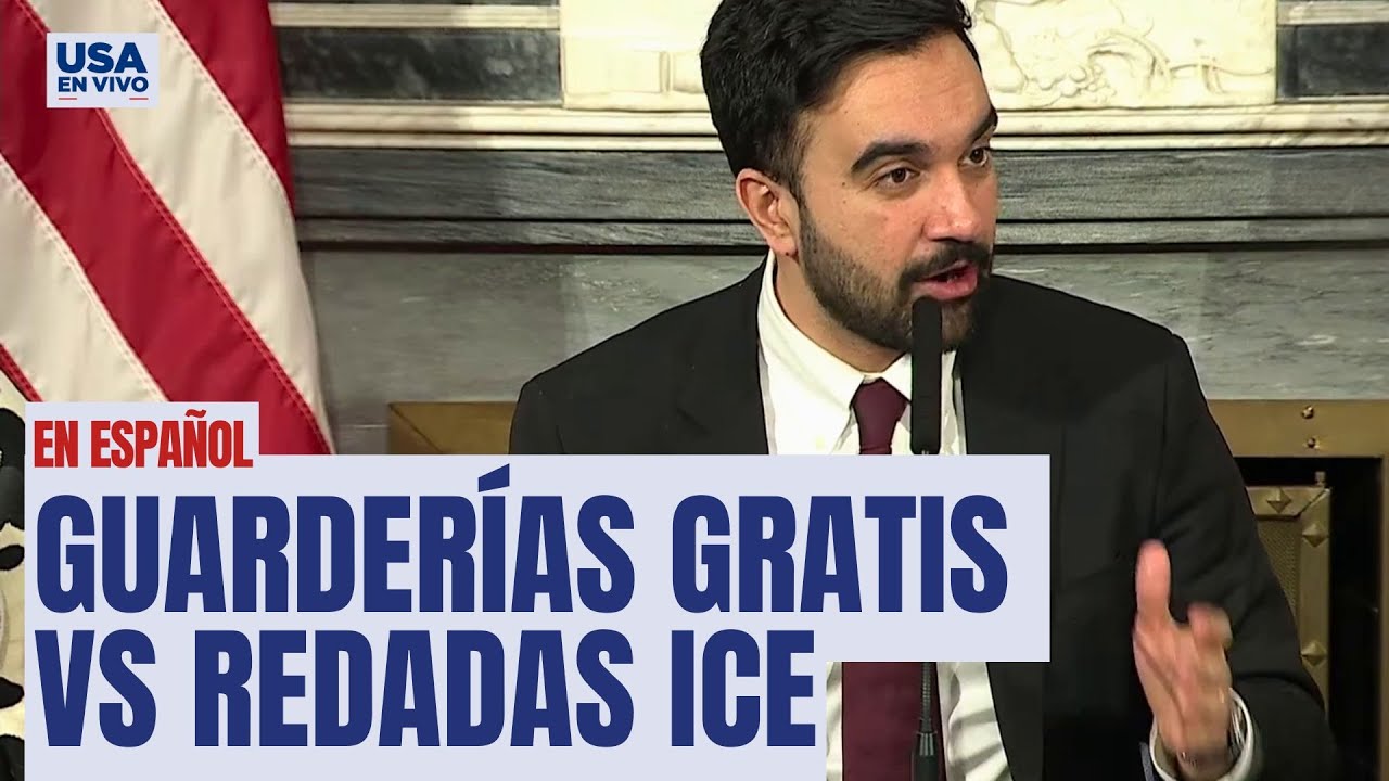 “‘No abrimos la puerta a ICE’: Mamdani da guarderías gratis y desafía a Trump en NY | USA EN VIVO 🔴