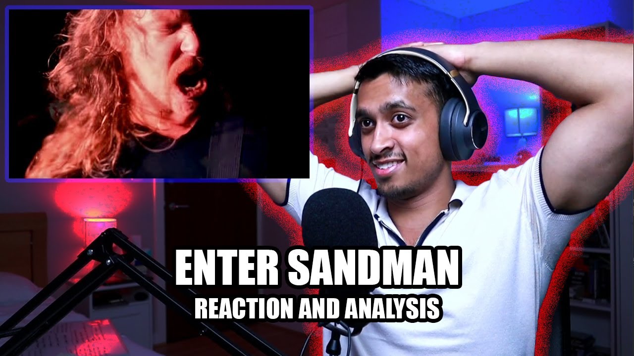 Hip Hop Fan's First Listen and Analysis of Enter Sandman by Metallica (Video Reaction)