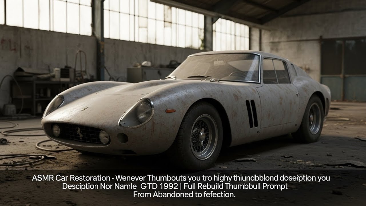ASMR Car Restoration – Ferrari 250 GTO 1962 | Full Rebuild From Abandoned to Perfection