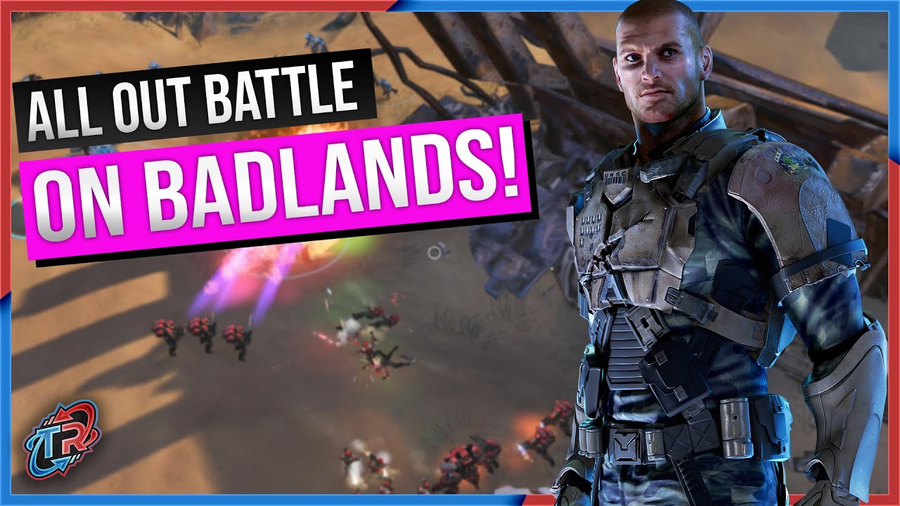 Insane All out Battle on Badlands! Halo Wars 2