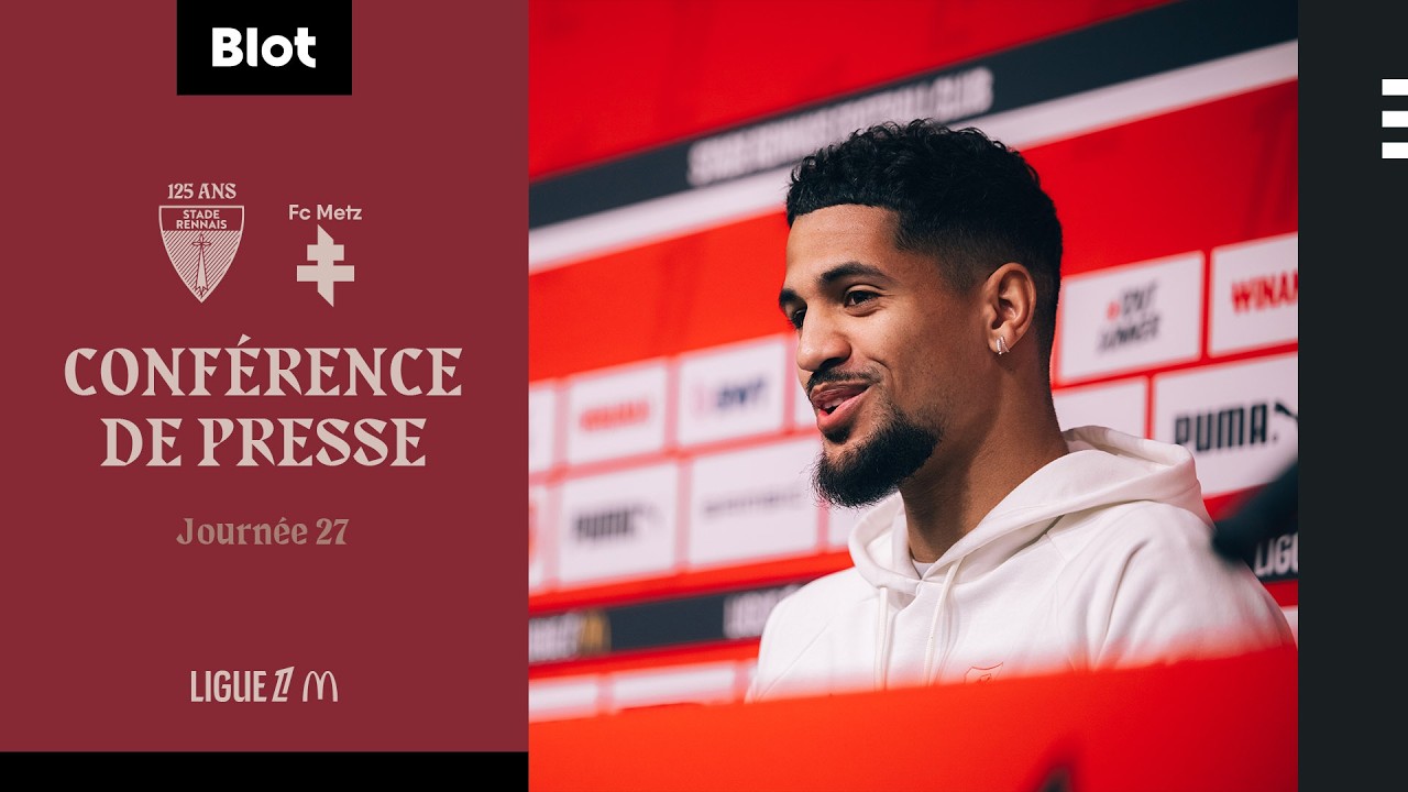 📽🎙 J27 | Conf&eacute;rence de presse avant SRFC / Metz