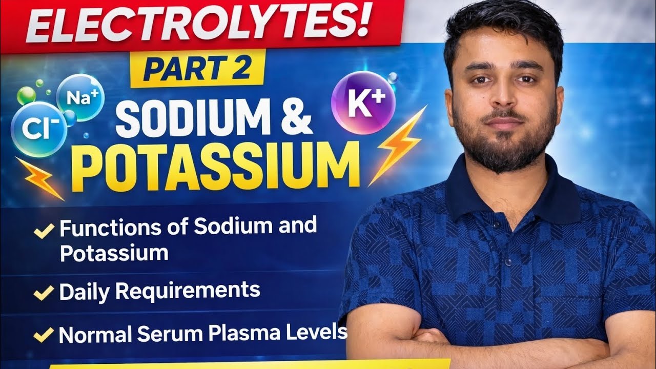 Electrolytes part 2 for Bsc nursing and GNM students 