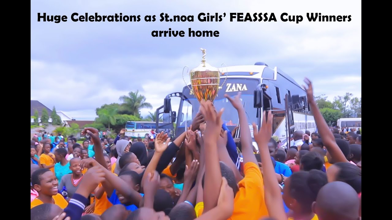 Huge Celebrations as St.Noa Girls' Feasssa cup winners 2022 arrive home