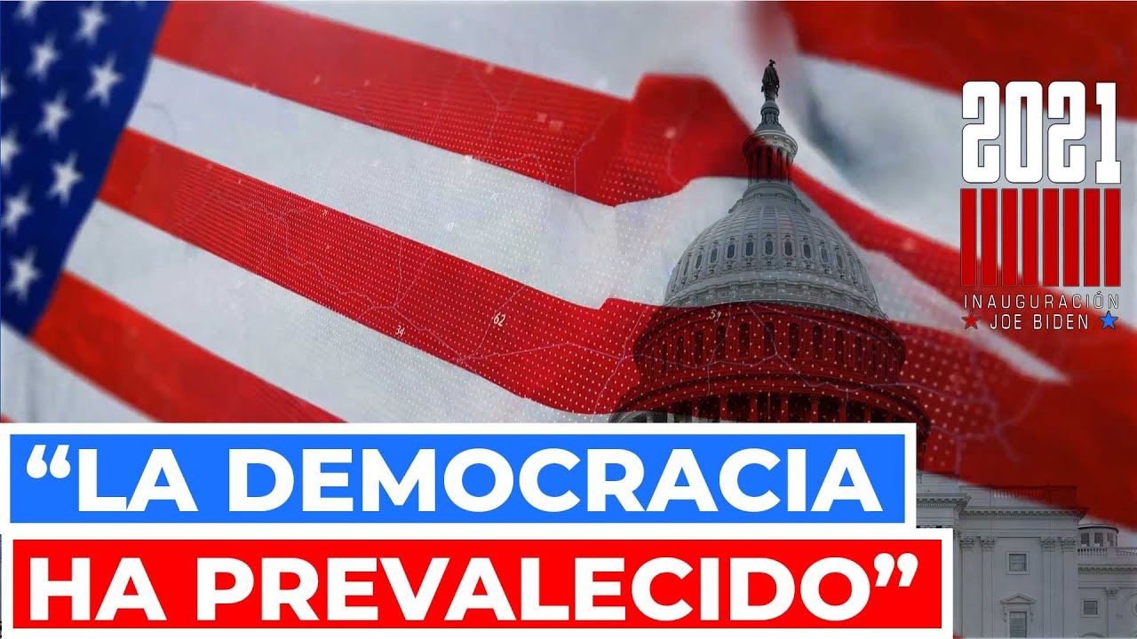 JOE BIDEN apela a la UNIDAD tras jurar el cargo como PRESIDENTE de EE.UU. | RTVE Noticias