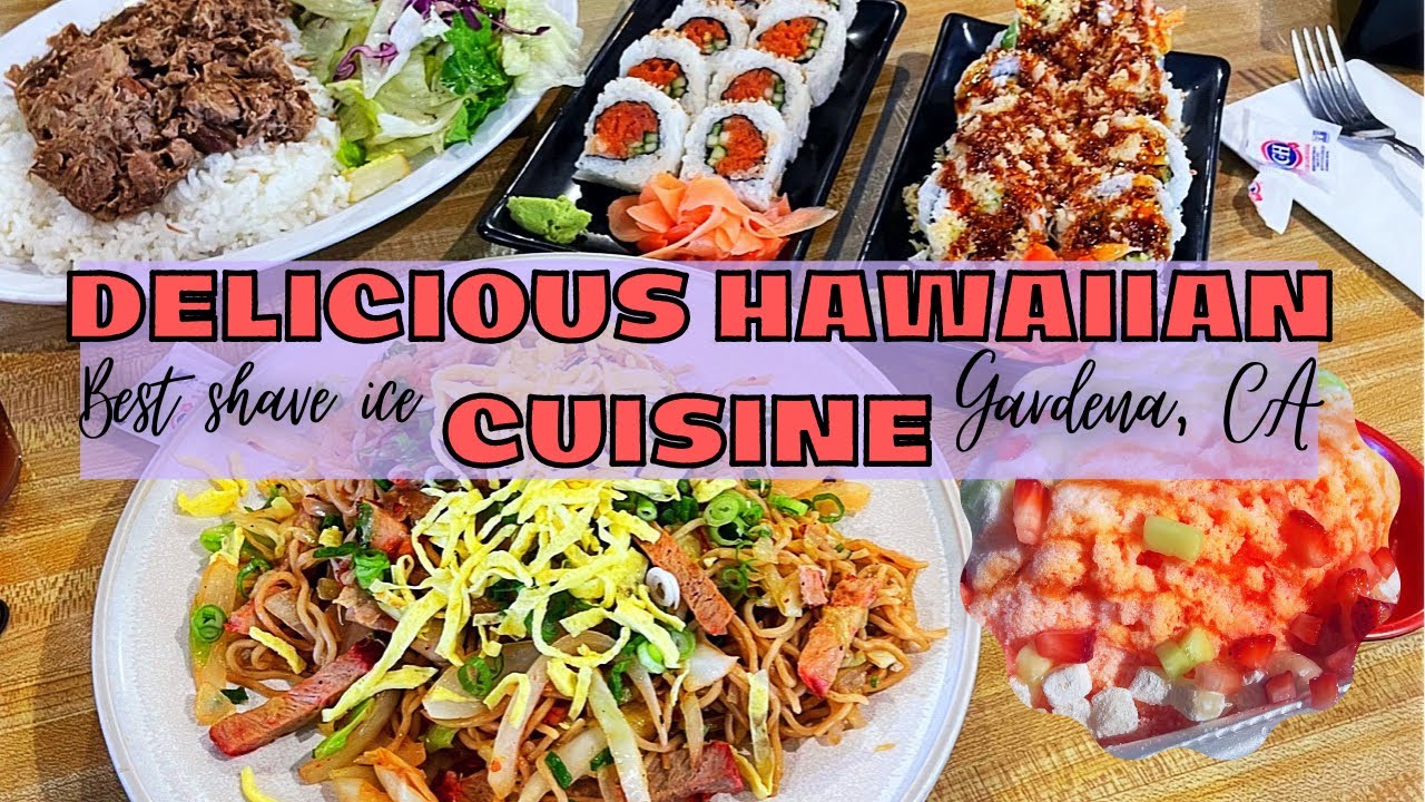 Delicious and affordable Hawaiian food and the best shave ice 🍧  #besthawaiianfood