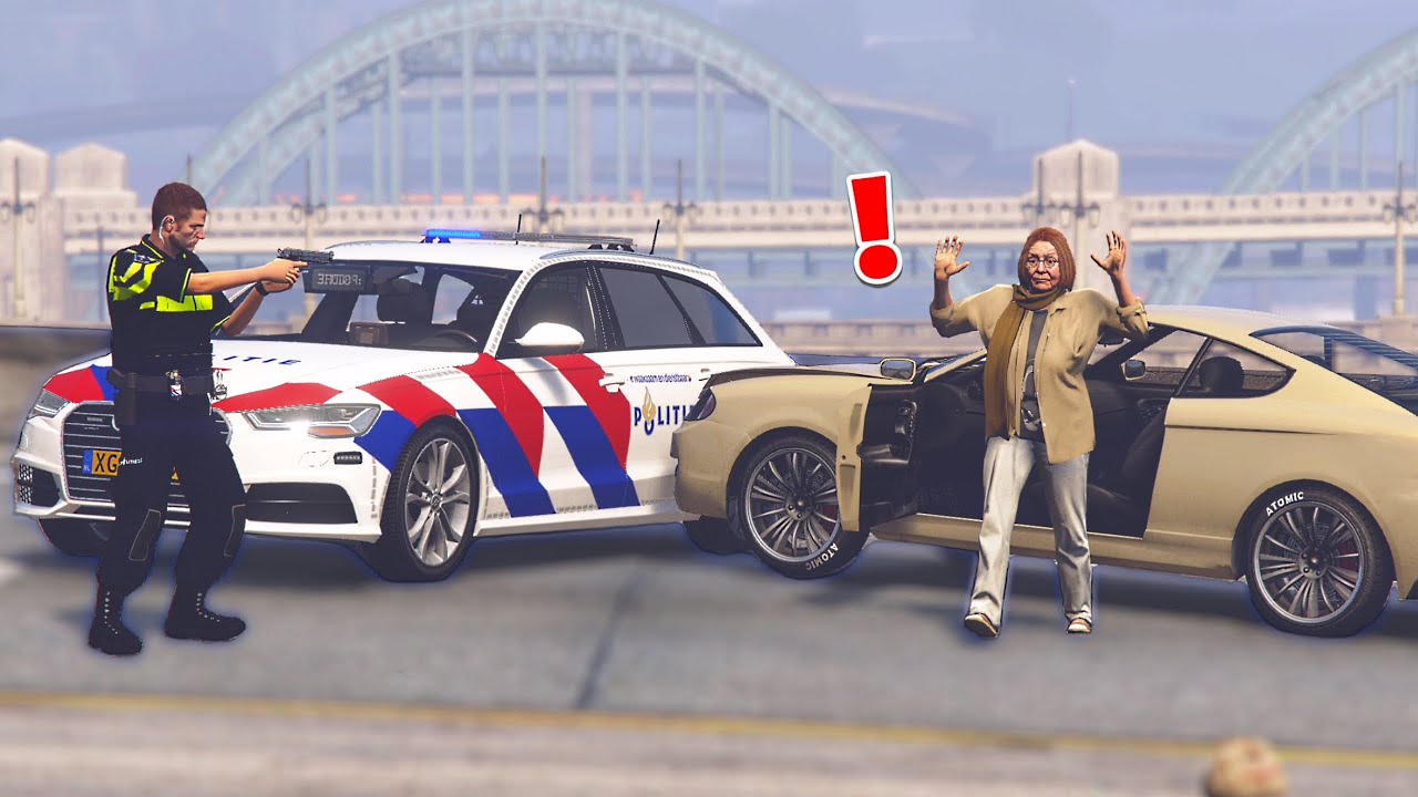 VERWARDE OMA AANGEHOUDEN OP DE SNELWEG! - Nederlandse Politie #81 (LSPDFR)