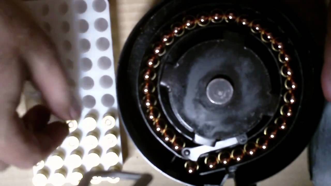 How to load a Suomi Kp31 (or PPSh) drum magazine