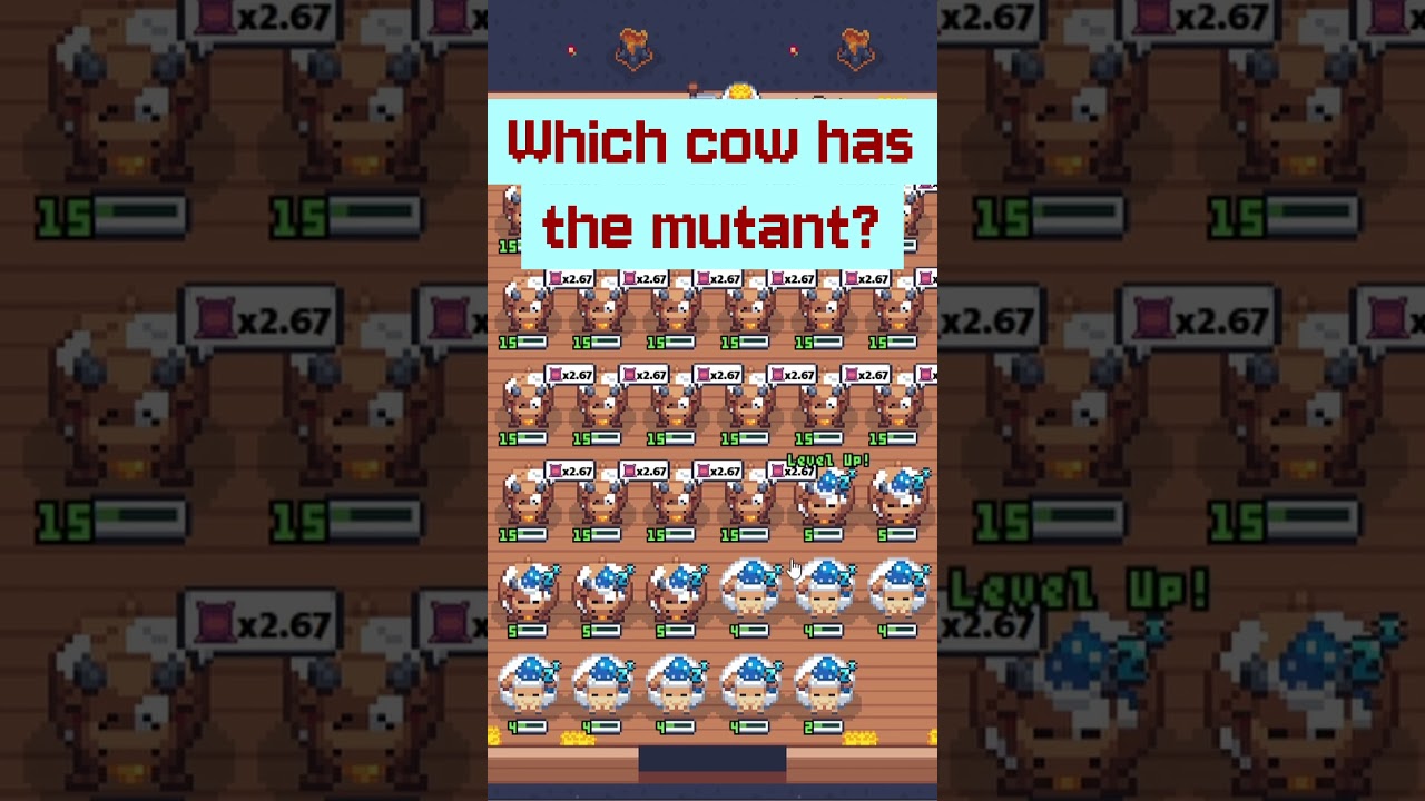 Finding my first Mutant Cow of the chapter in Sunflower Land!