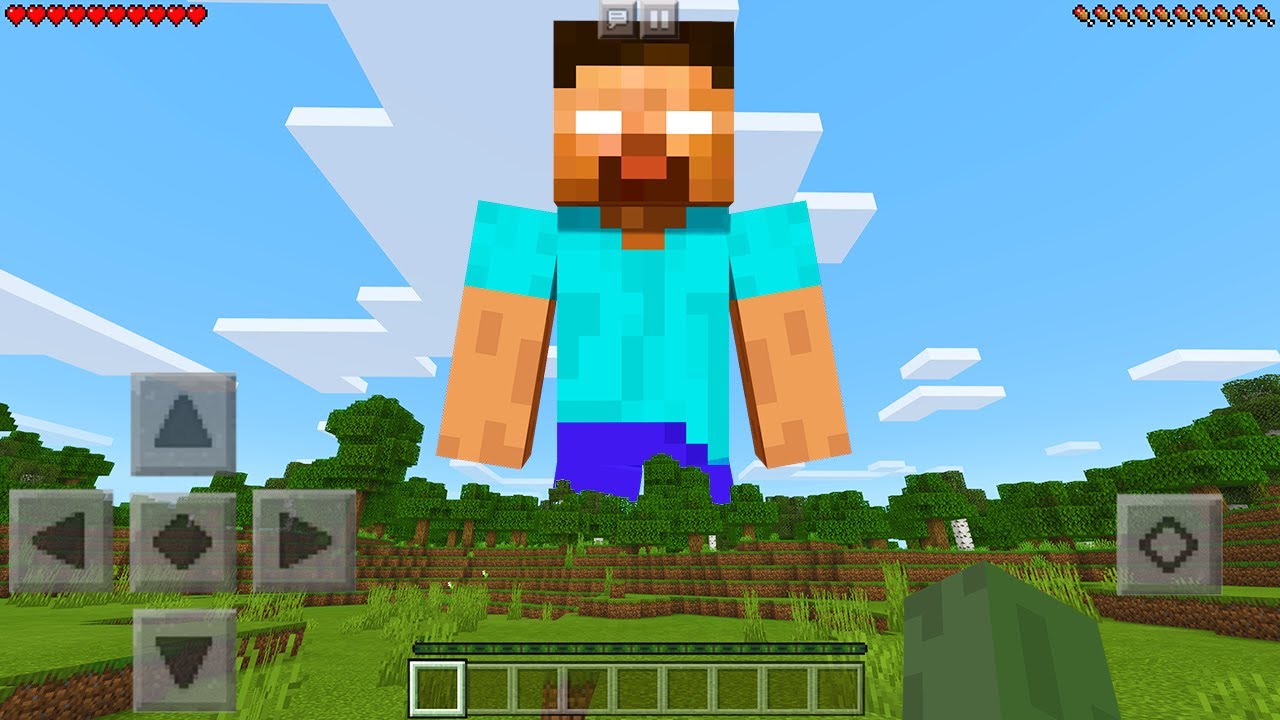 I Found HEROBRINE in Minecraft Pocket Edition...