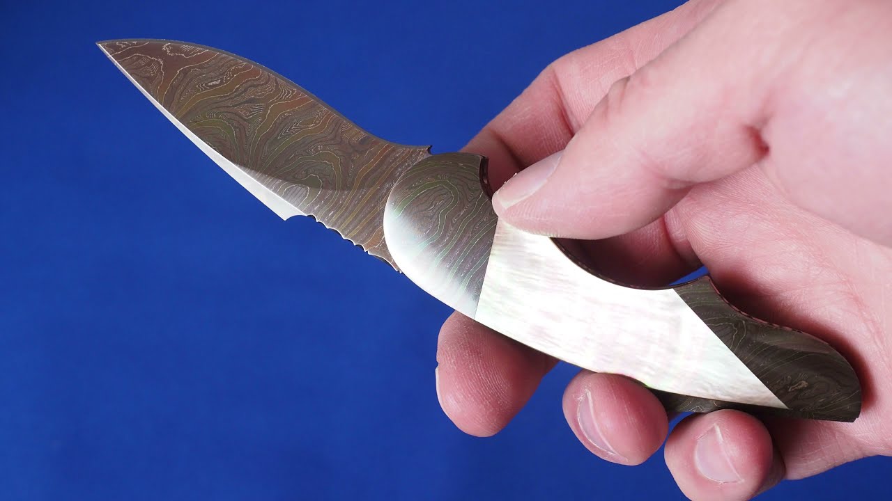 Нож авторский Stan Wilson Modified Twist Damascus & Gents Advisor USA