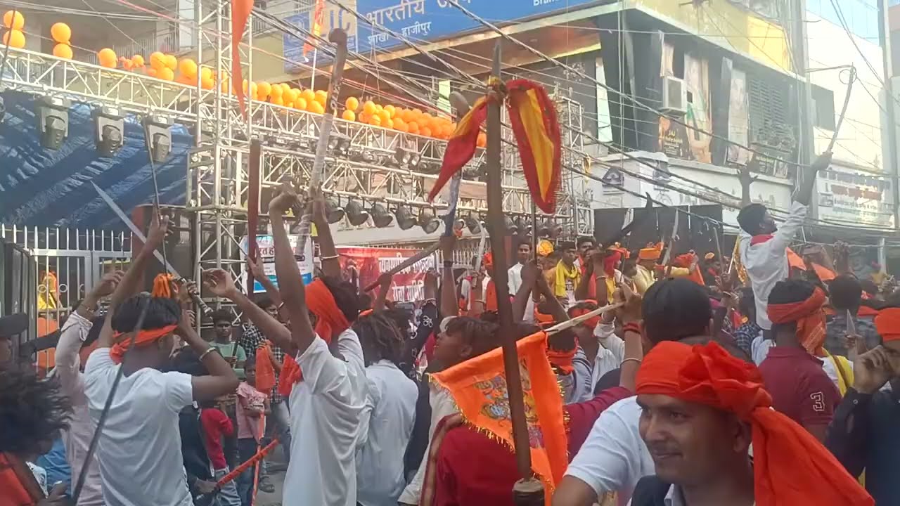 DJ Sahil Raj Hajipur me thalka machaa diya tha ramnavmi Shobha Yatra juloos night  ka video thalka 