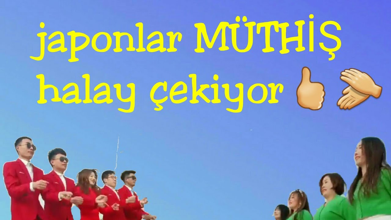 japonlar süper halay çekiyor  (erik dalı,kolbastı,çekirge,kürtçe halay)