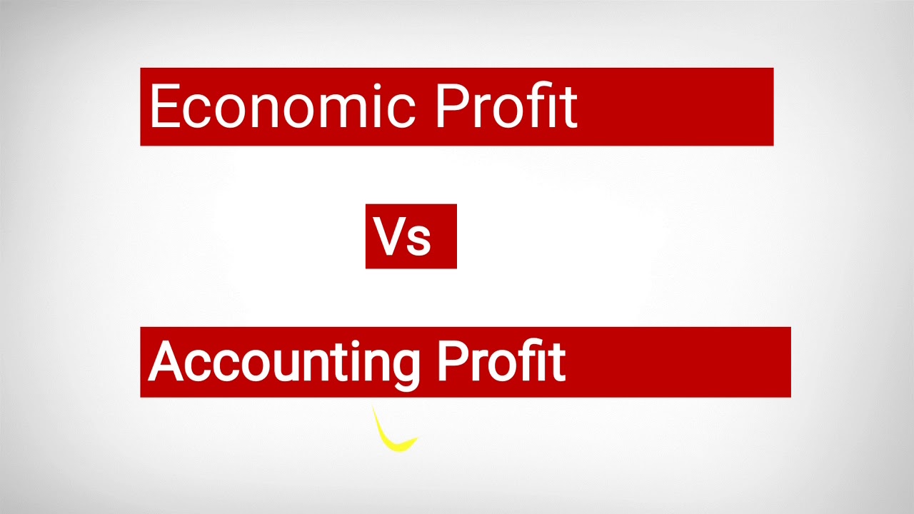 Economic Profit vs Accounting profit in Hindi