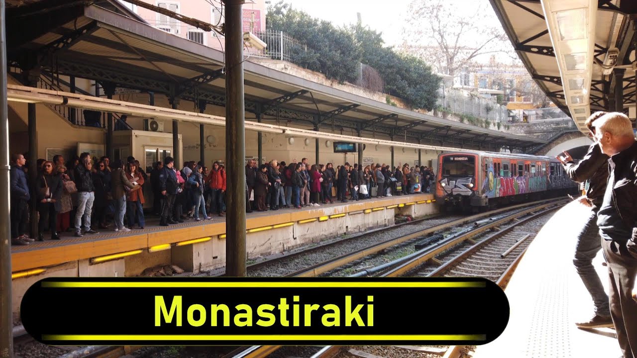 Metro Station Monastiraki - Athens 🇬🇷 - Walkthrough 🚶