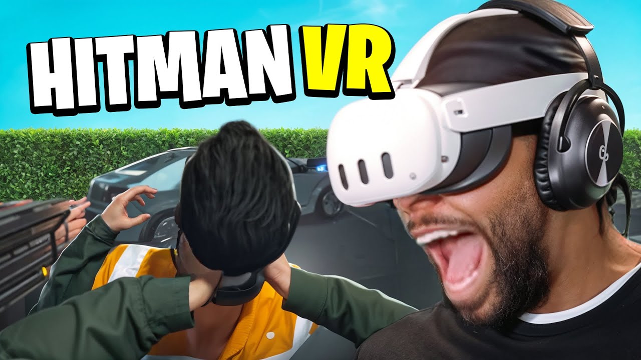 coolkid plays HITMAN in VR for the 1st time *HILARIOUS*