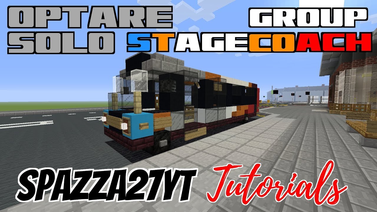 Minecraft Optare Solo Stagecoach Bus Tutorial