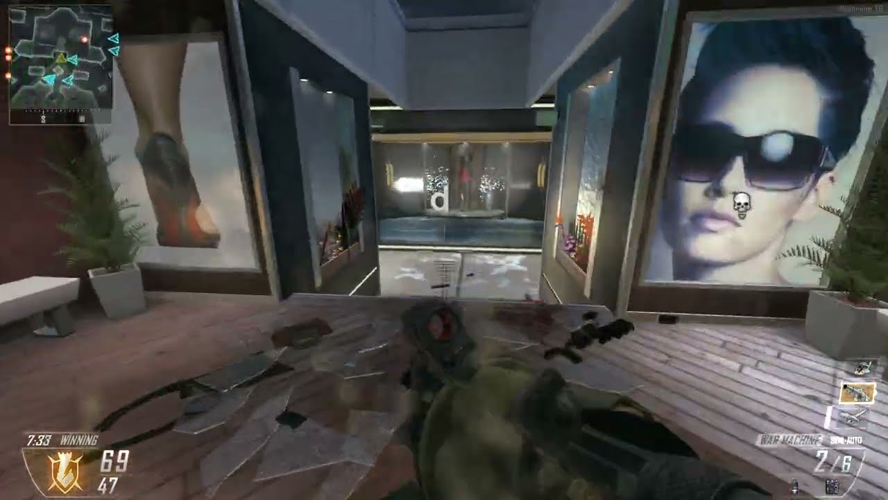 Call of Duty Black Ops II multiplayer gameplay [Plutonium T6][TDM][PC]