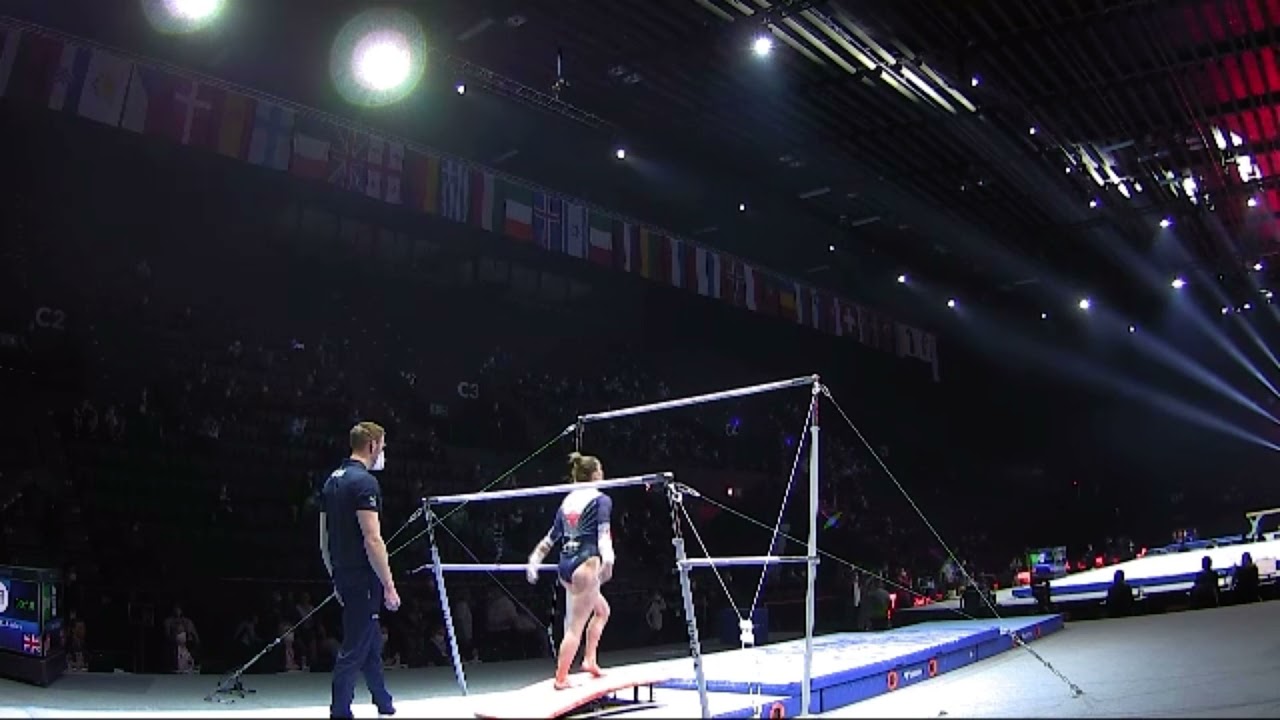 Alice Kinsella GBR Bars 2021 European Championships Quals 13.166
