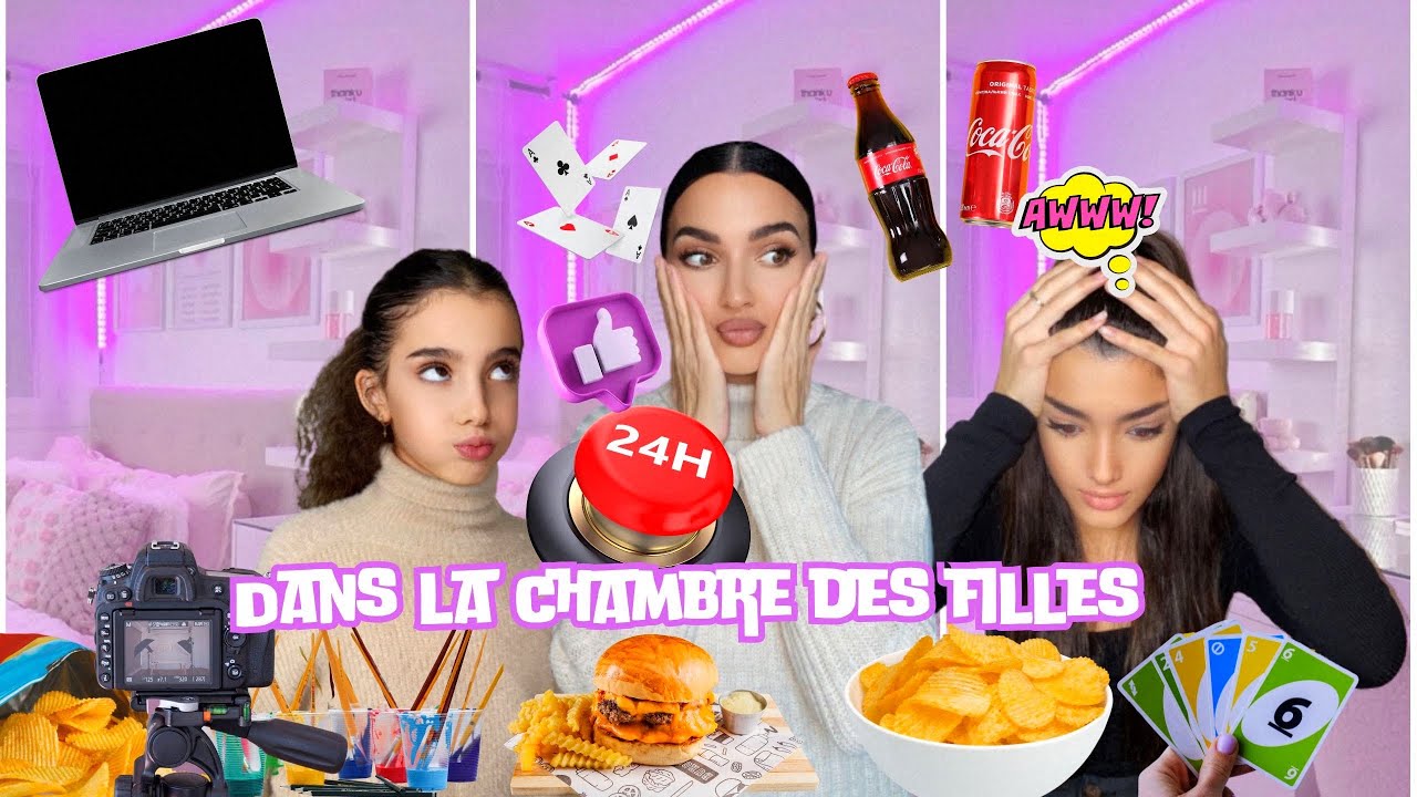 24H DANS LA CHAMBRE 😱 [ON VA BIEN RIGOLER !!! Ou pas …] #24hchallenge #challenge #omg