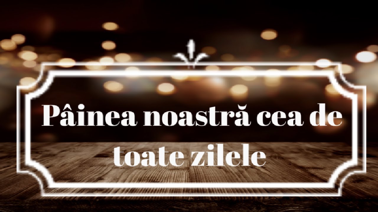 P&acirc;inea noastră cea de toate zilele - Tăcerea &icirc;nțelegătoare ep. 30 | Devotional