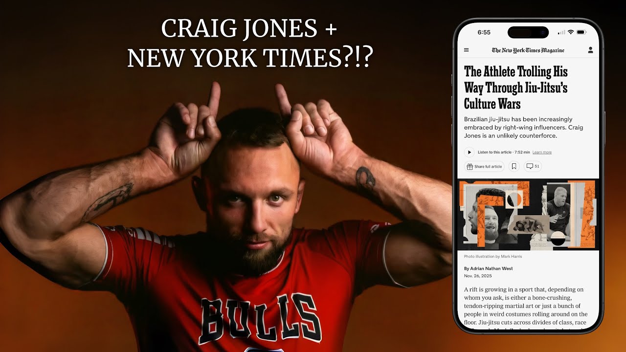 Craig Jones trolled his way into the NYT