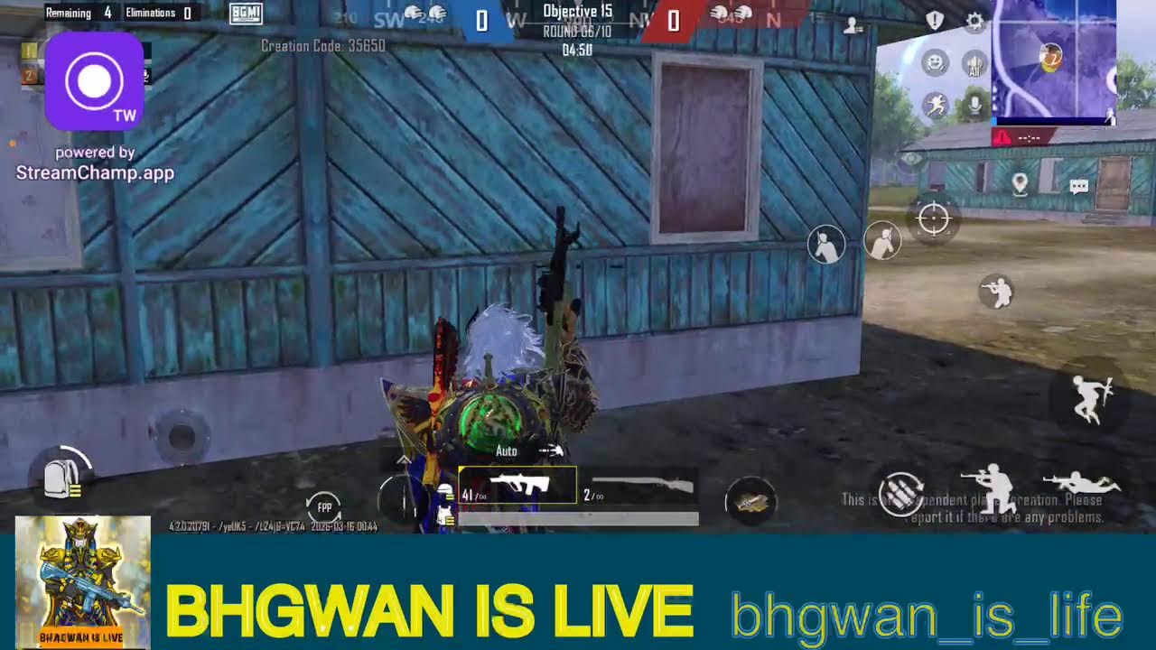 Broadcast powered by StreamChamp