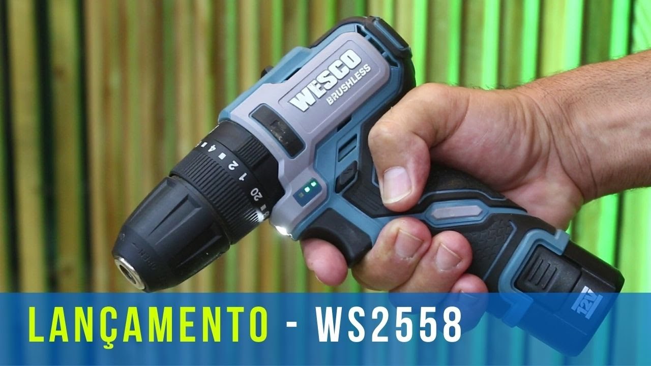 Review  - Parafusadeira Brushless WS2558 Wesco